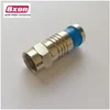 compression RG6 f plug Coax Connector Compression Cable F Connector RG6 waterproof F-Type Connector