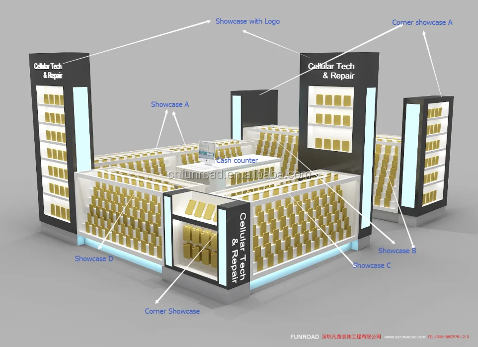 factory price cell phone charging station kiosk phone repair kiosk solar mobile phone charging accessories kiosk