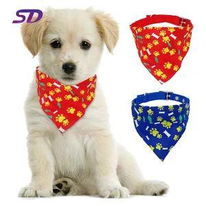 Image of Wholesale Custom Comfortable Print Logo Pet Clothing Dog Bandana