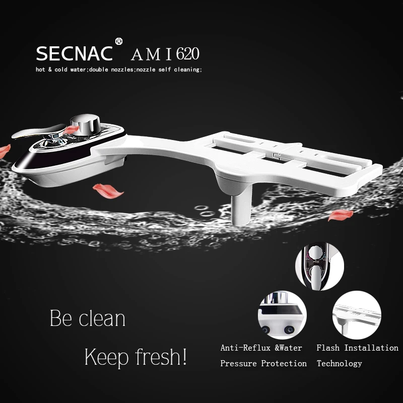 
Secnac toilet bidet mechanical bidet with self-cleaning functions woman wash butt wash 