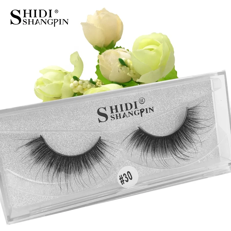 

Shidi Shangpin Wholesale 1 Pair Natural 3d Mink Eyelashes Extension, Natural black