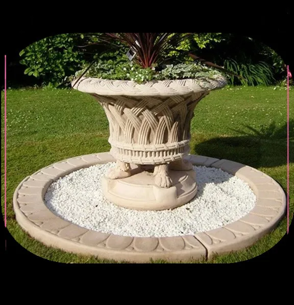 Beige Marble Flowerpot Large Outdoor Vases Buy Outdoor Vases