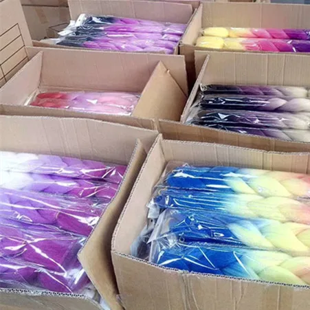 

Hot sale synthetic ombre hair jumbo braid ombre jumbo braid, 60 colors
