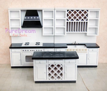 miniature dollhouse kitchen sets