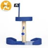 Sea blue high quality cat scratcher with funny pirate flag