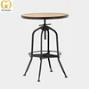 Modern Adjustable Coffee Dining Table Swivel Kitchen Tables