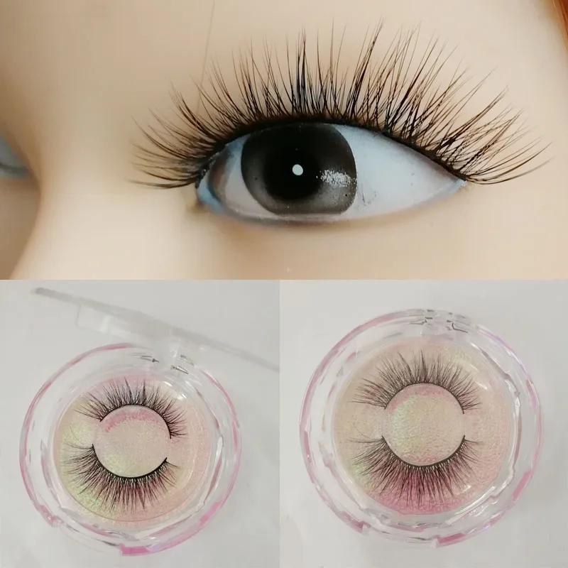 

natural Eyelashes 3D Mink Lashes Luxury Hand Made Mink Eyelashes Medium Volume Cruelty Free Mink False Eyelashes Upper Lashes, N/a
