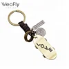 2018 hot sale fashion sliding plate engraved love charm vintage copper keychain for boys and girls