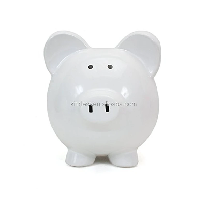 Ceramic Piggy Bank, White.jpg