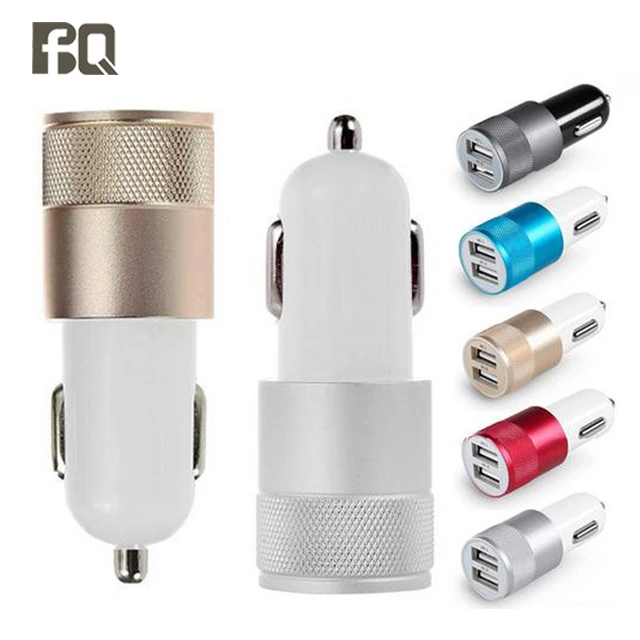 Wholesale Mobile Phone Use 2 Port USB Car Charger 5V 3.1A Dual USB Charger Car Charging