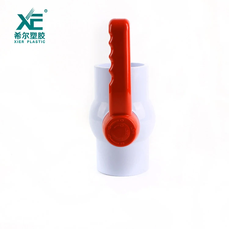 Free sample normal pressure 1/2 -4 inch pvc water ball valve with long handle