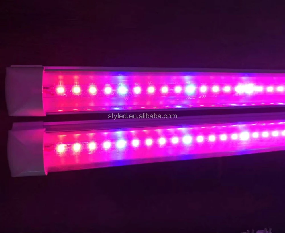 t8 full spectrum led grow light tube blue red 4:1 18w 30w