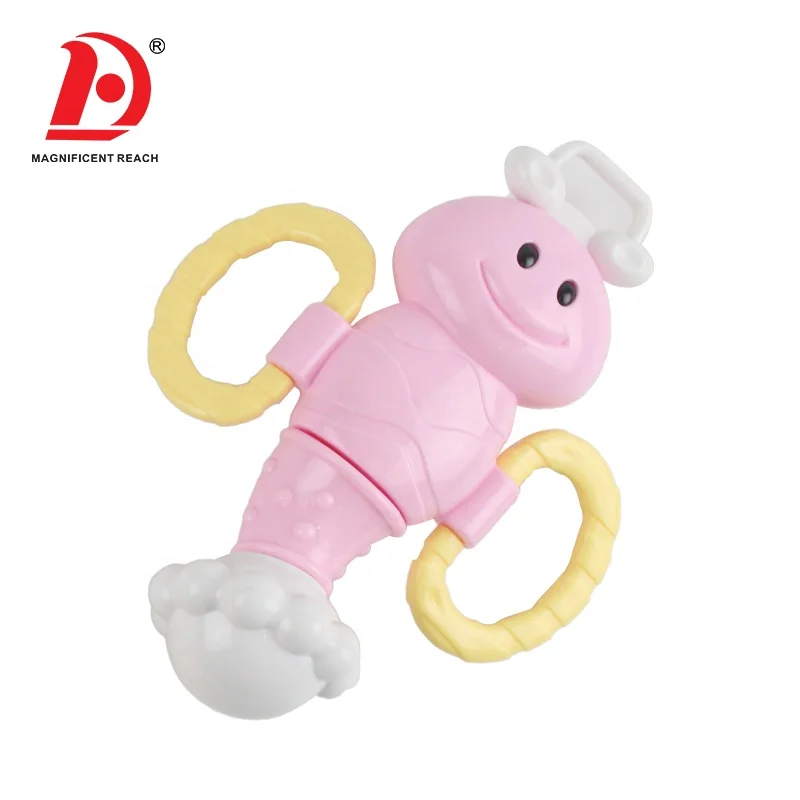 
HUADA 2019 5PCS Different Design Cartoon Bed Hand Bell Rattle Toys Set for Baby Entertainment 