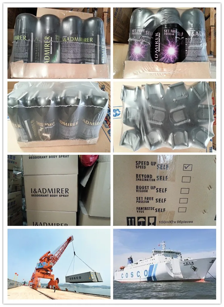 150ml Body Spray Shipping