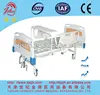 A23-II 2 cranks manual hospital patient bed with turnable table