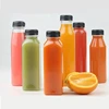 Free samples transparent plastic PET fresh juice package bottle 250ml bottle with tamper proof cap