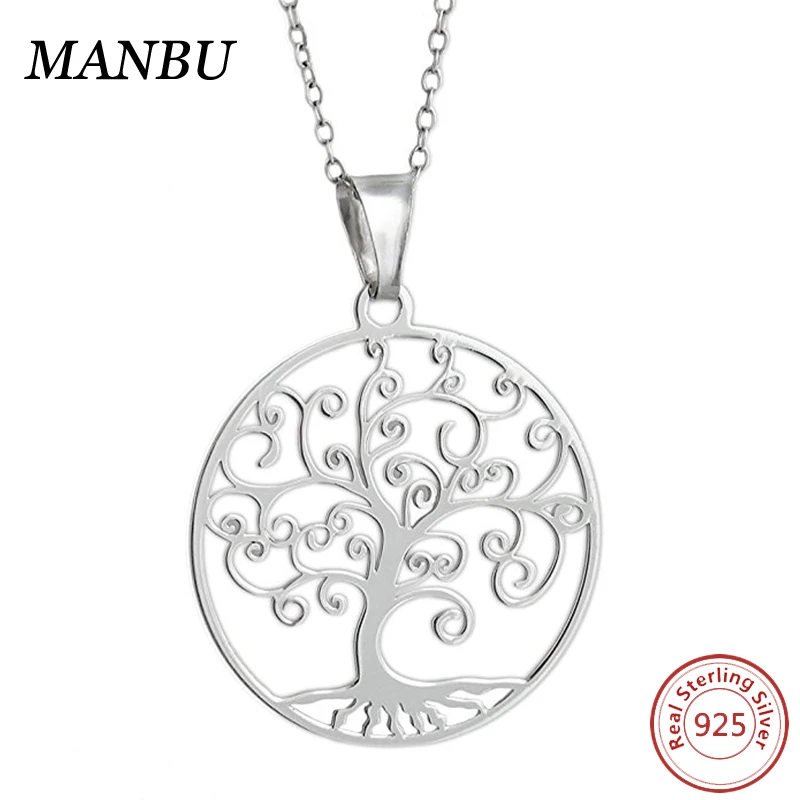 

tree of life pendant necklace 925 sterling silver necklace for women AM454, Picture
