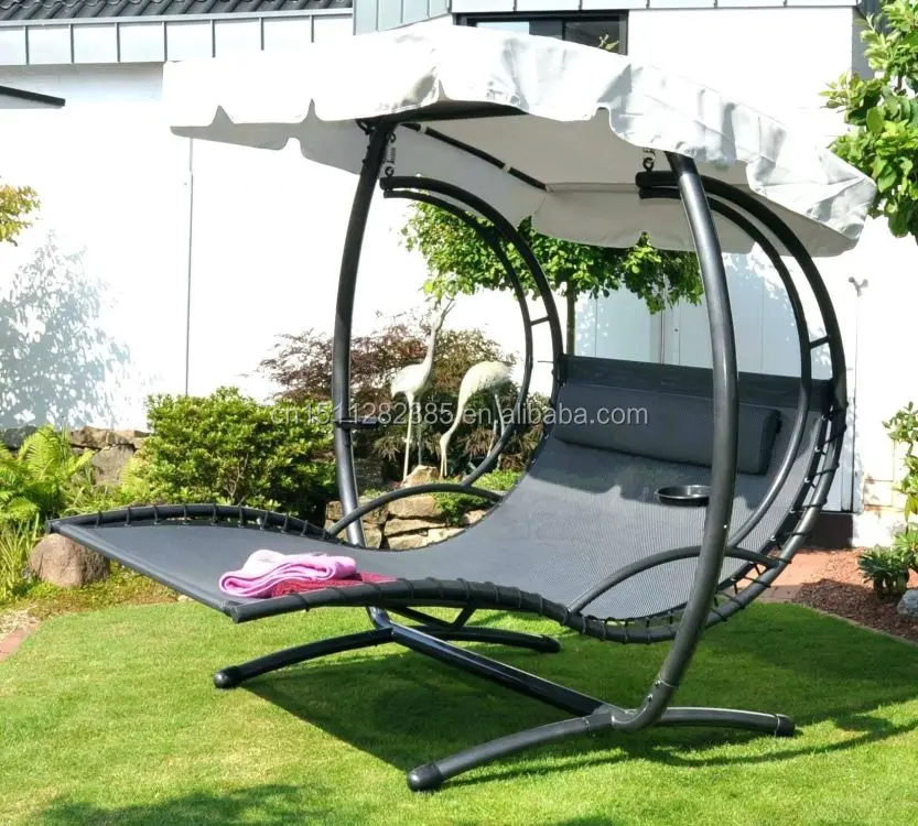 Venta al por mayor muebles de exterior doble tumbona-Compre online los