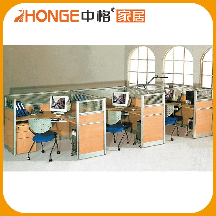 Standard Dimensions Office Cubicle Workstation For 3 Person Standard Dimensions Office Cubicle Workstation For 3 Person
