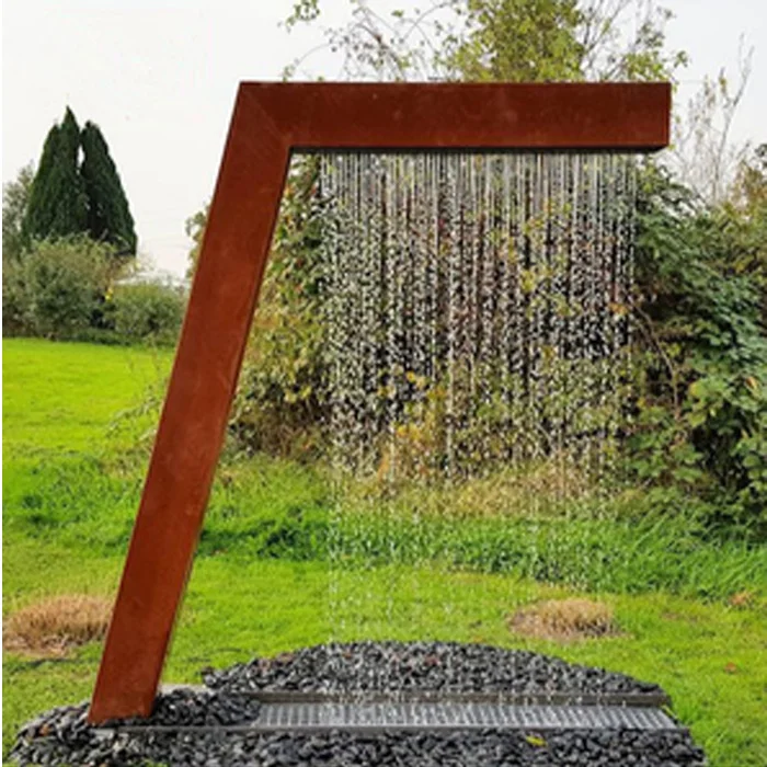 Jardin Corten En Acier Grande Fontaine D Eau Ext Rieure Buy Grande