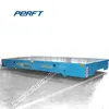 4 caster wheel tracking trailer battery powered electric rail car for industrial material handling on rails