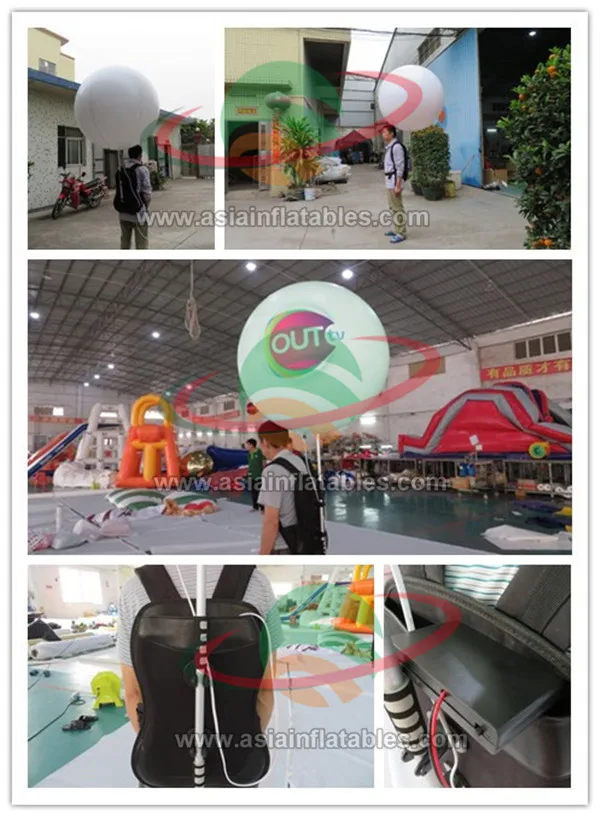 Backpack Promowalker Inflatables LED Inflatable Air Walkers Advertising Inflatable Backpack Walking ...