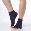 Open Toe Sox Ankle Cotton Yoga Pilates Socks without Toe