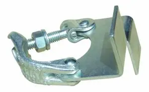 Scaffolding parts board retaining coupler