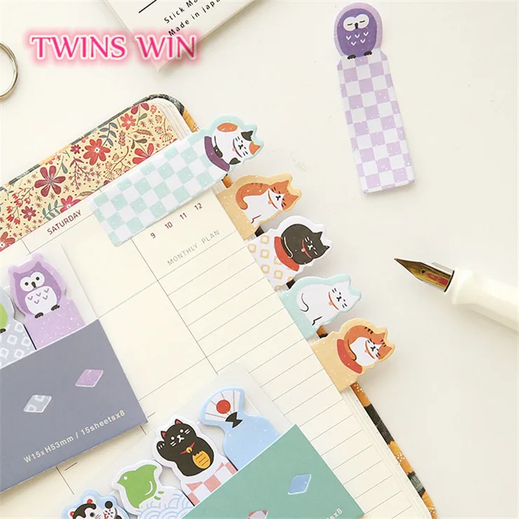 Stationery Creative Cartoon Animal Cute Sticky Notes Wholesale ...