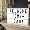 Fast shipment ! Cinematic LED lamp Wholesale Anniversary Gift A4 Light Up sign DIY Message Light Box