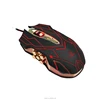 Avago 3050/5050 optical sensor gaming mouse with driver with software programmable computer wired mouse 9 buttons