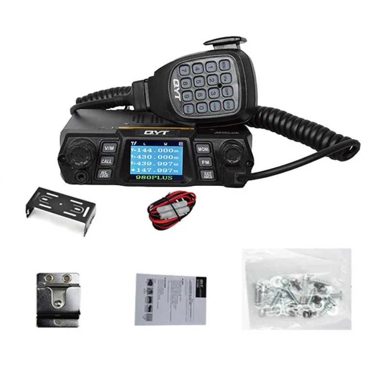 Cheap High Power 75w Vhf 55w Uhf Dual Band Quad Standby Qyt 980plus Mobile Car Radio Buy Dual