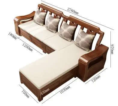 Ropa de calidad de madera de blanco el recuadro de deformación del reposabrazos  Sofá-Cama de Ocio - China Sofá cama, sofá cama