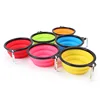 Hot Sell Customize Colorful Dog Bowl Collapsible Pet Bowl Stand Easily For Travel