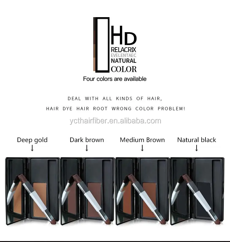 Dexe Temporary Hair Dye Cover Gray Roots Private Label Grey Hair Concealer