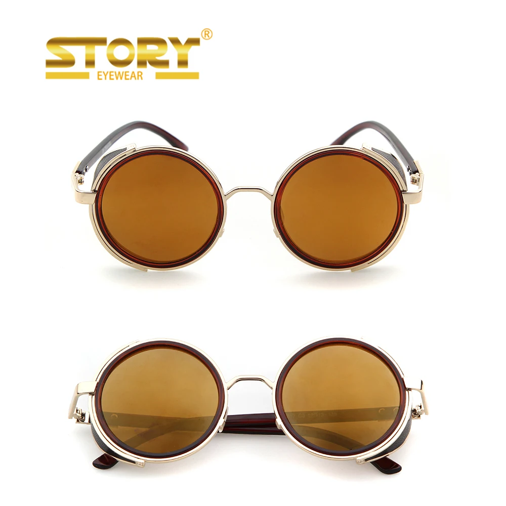 

Story Round Sunglasses wholesale vintage steampunk sunglasses