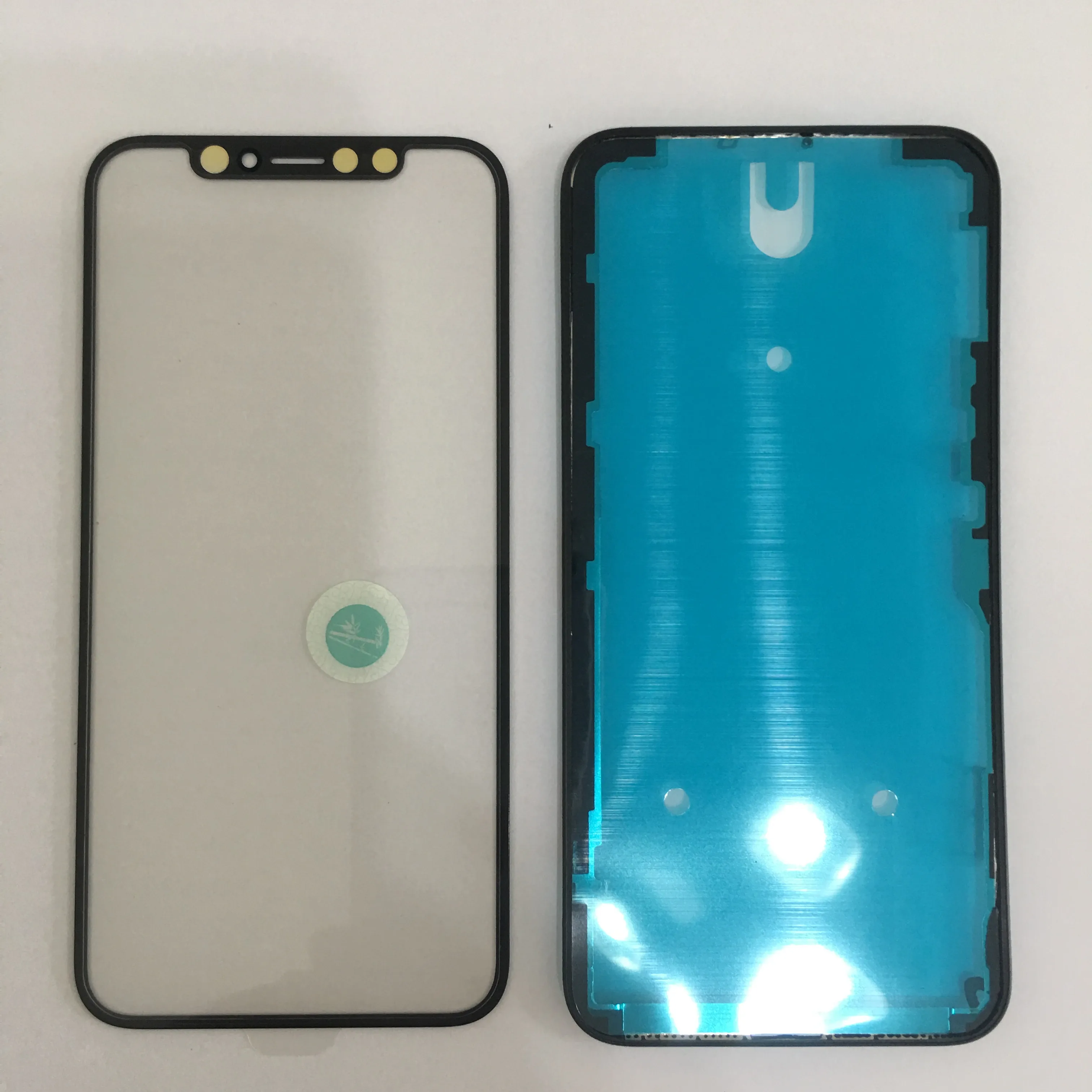 High Quality 3 In 1 Full Set Glass With Oca With Frame For Iphone X