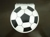 Football spiral notebook,sport promotion made in China popular high quality paper gift world cup promotion