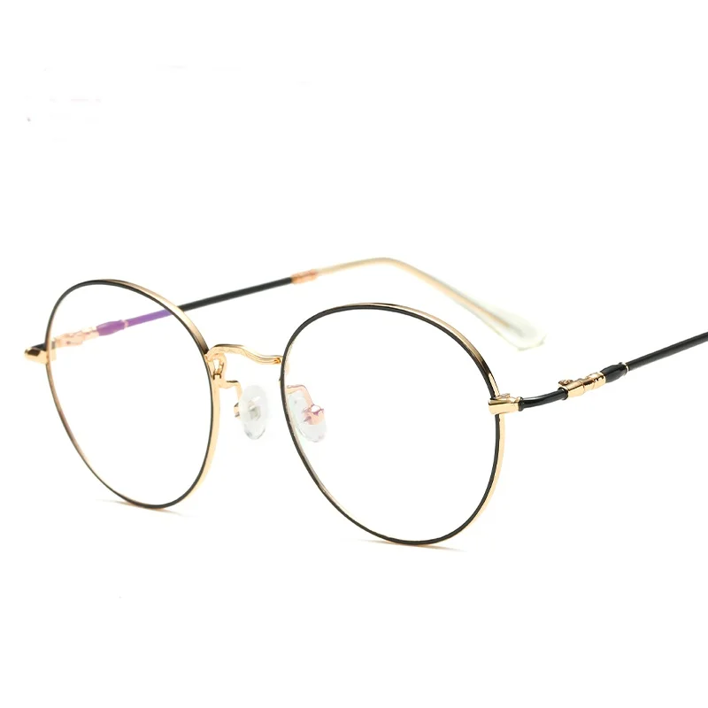 

2018 New Stylish metal colorful round women optical frame, Customized logo