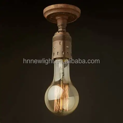 2018 factory A60 40W 120v e26 vintage edison bulb with holder decorative lighting