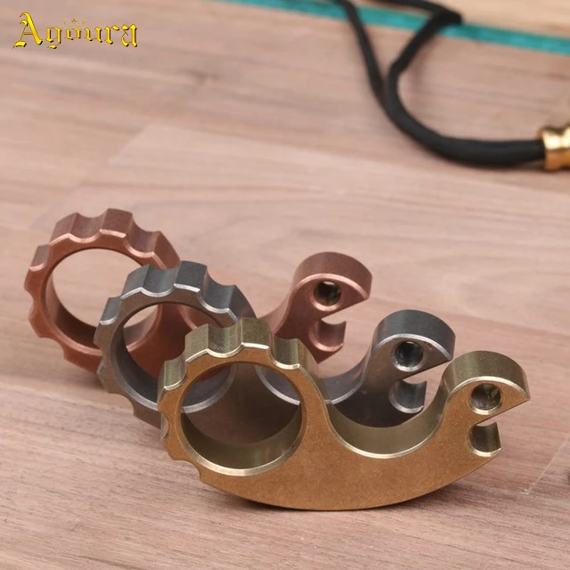 Titanium Alloy Tools Keychain Finger Ring