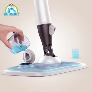 Boomjoy Houseware Dry and Wet Usage mops 360 Swivel Magic with Clips Easy Floor Cleaning Spray Flat Mop