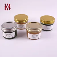 

4 oz 100ml food grade glass jars small mini glass honey jar for caviar