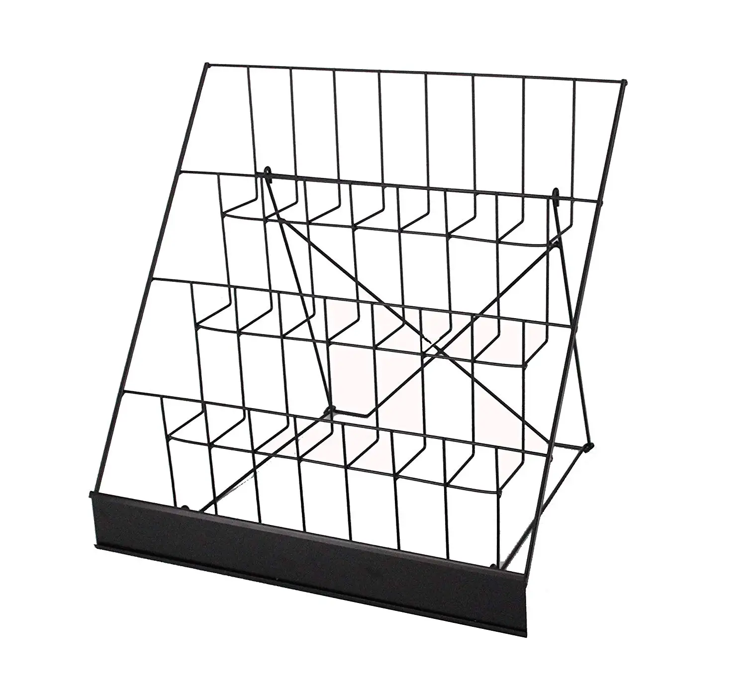 4tiered Book Signing Rack,Cd Display Racks,Wire Rack For Tabletop Use