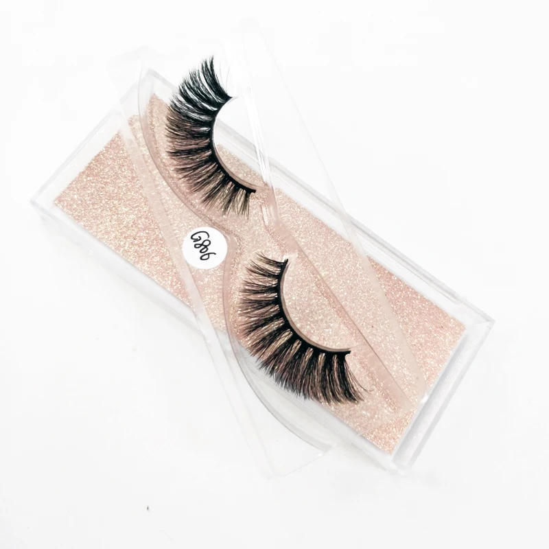 

Best Sell False Eyelashes Indonesia Private Label 3D Faux Mink Eyelash luxury packing, Black