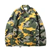 High Quality Winter Outdoor Activity Camo Coaches Jacket Men