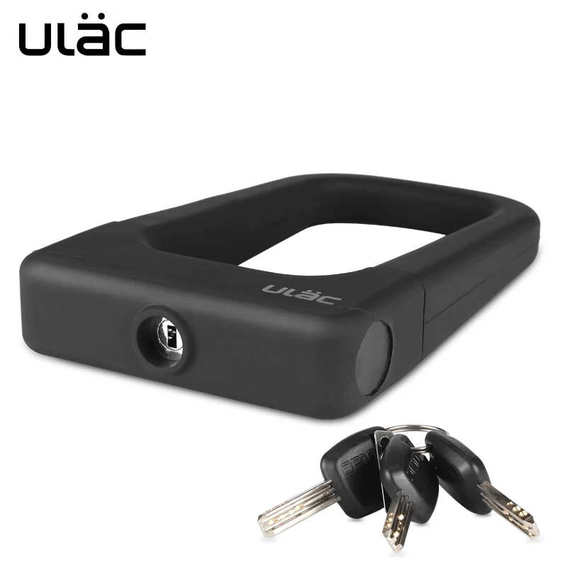 

ULAC Bike Lock With Keys Security Anti-theft Bicycle Lock for Bicycle Motorcycle Cycle U Lock