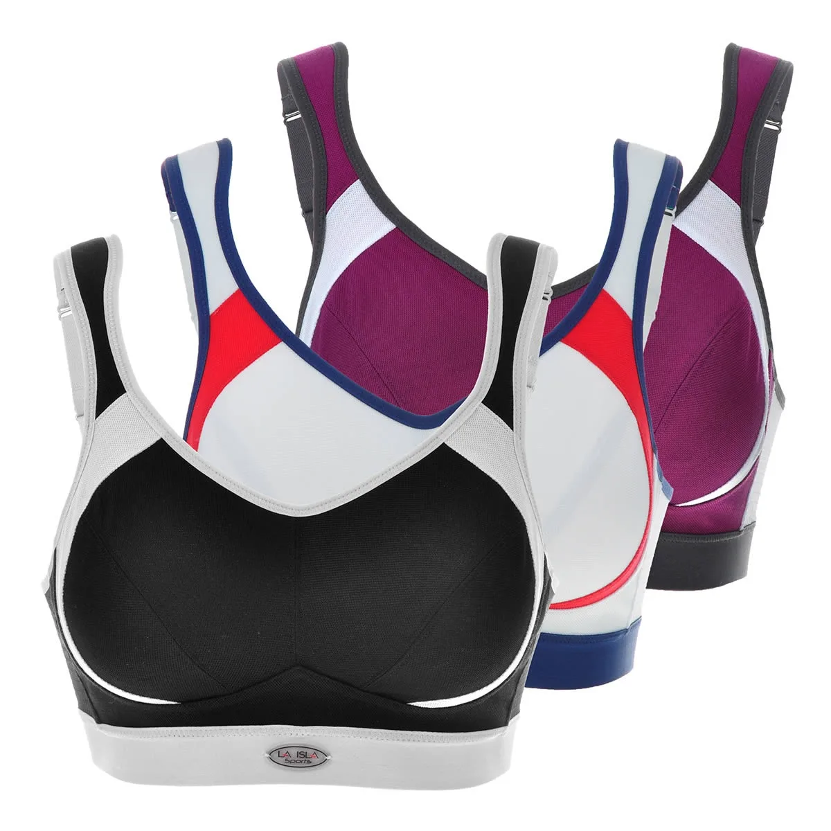 wide strap sports bra