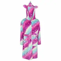 

New Product Boys Girls Pajamas Rainbow Bath Robe Children Sleepwear Pajamas Kids Unicorn Bathrobes with Animal Hood Kids