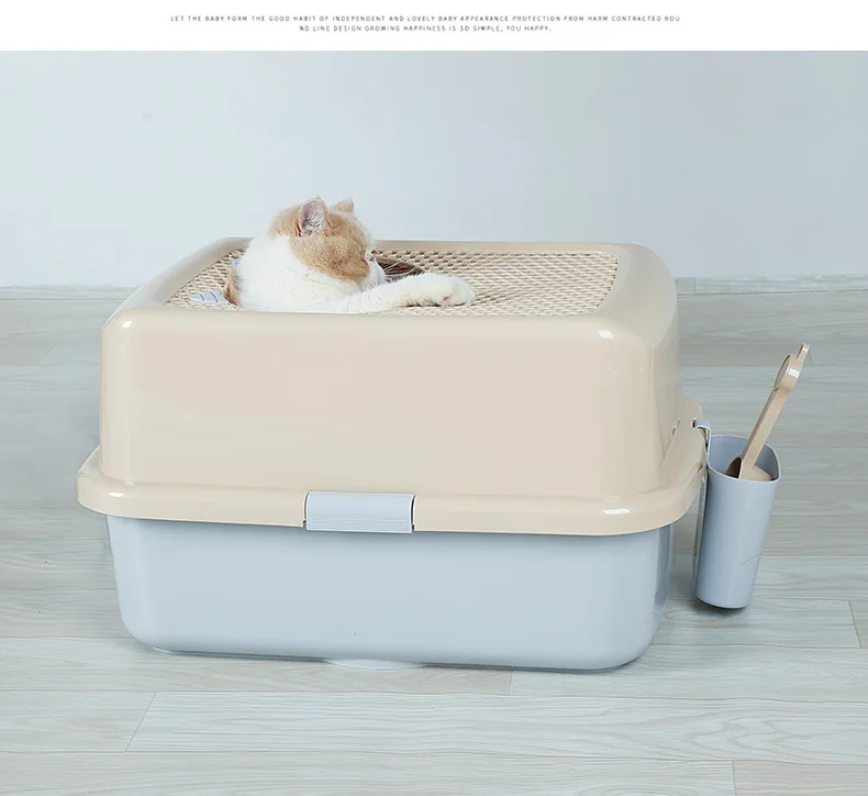 Top Entry Cat Sand Box Cat Kitten Toilet Cat Litter Box Buy Cat